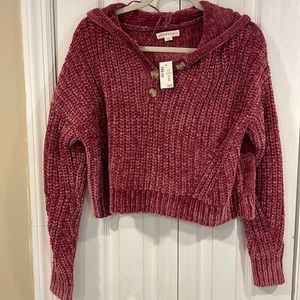 Velvet swear with hood